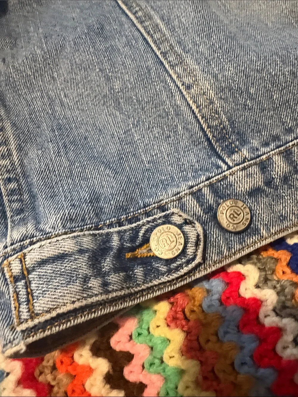 Ralph Lauren Light Blue Denim Jean Jacket - Picture 7 of 9